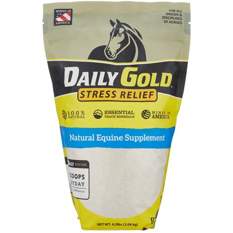 redmond daily gold stress relief reviews|bentonite clay supplement for horses.